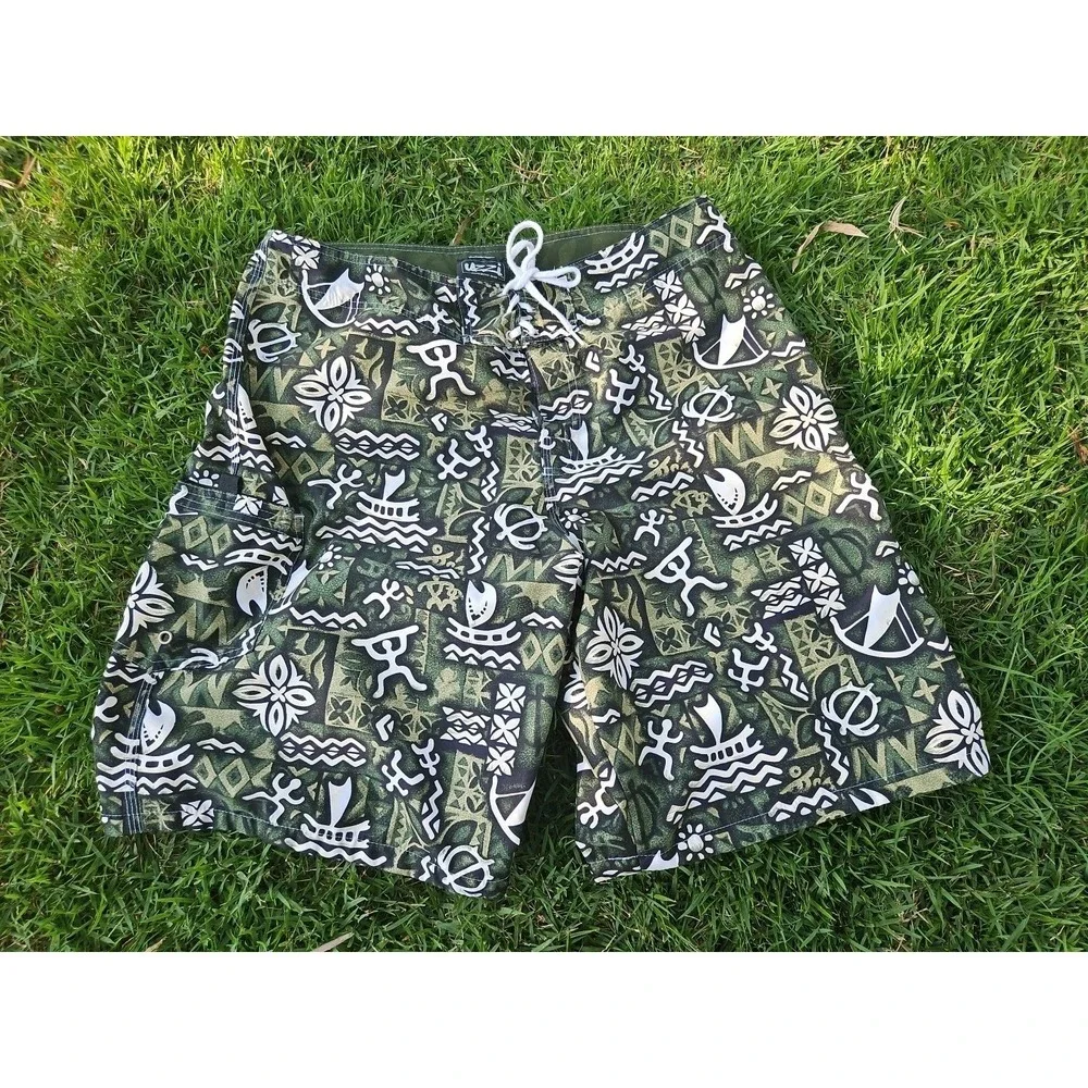 Uzzi Surf Swim Trunks  Board Short Swimsuit Jungle Cruise
